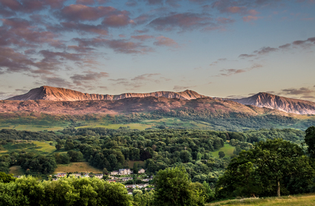 Zonsondergang bij Cadair Idris