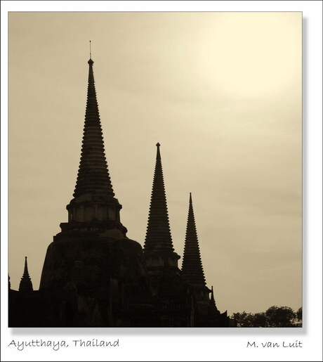 the three trowers of Ayutthaya