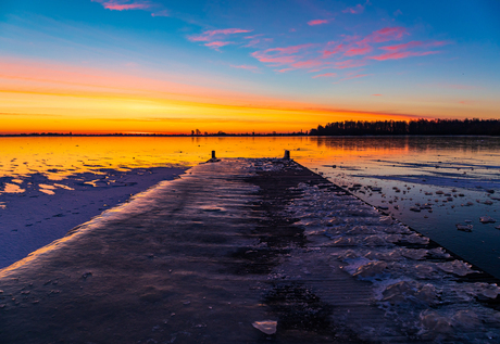 Zonsopkomst bij Koudenhoord, Warmond