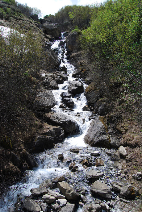 Smeltwater in de alpen