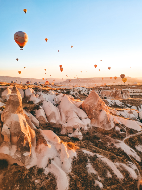 Zonsopgang in Cappadocië