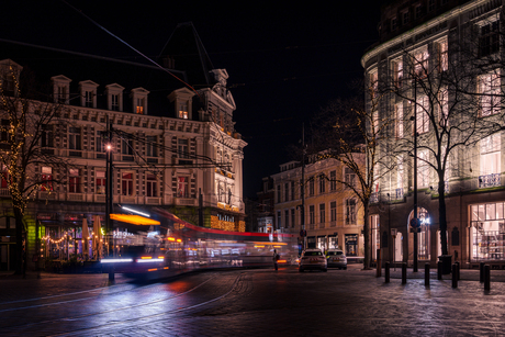 Haagse tram voor Passage