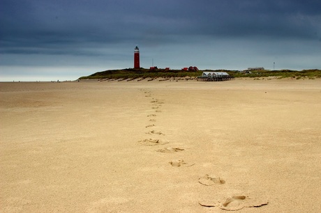 Footsteps away of the lighthouse