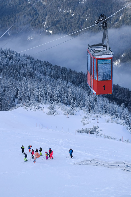 wintersport seefeld, oostenrijk