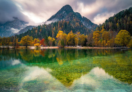 Herfstspiegeling in Slovenië