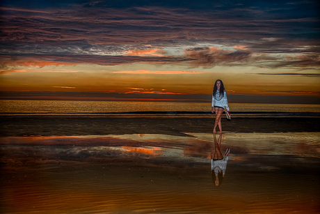 Girl at the beach