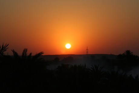 Zonsondergang Egypte