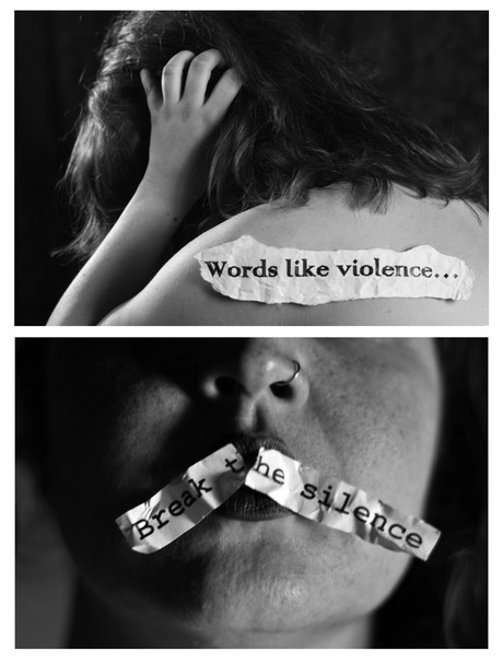 Words like violence break the silence