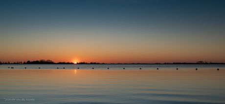 Zonsondergang Schildmeer