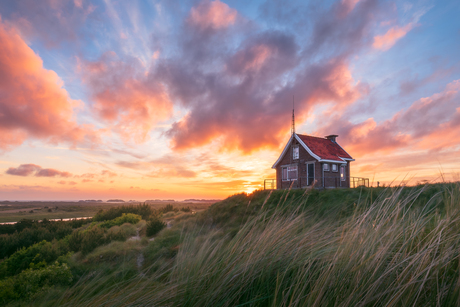 Seinhuisje op Terschelling.