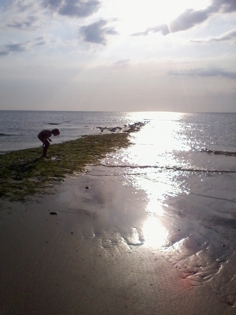 Spelen op de pier