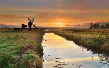 Zonsopkomst Zaanse Schans