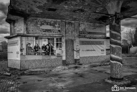 Oud tankstation
