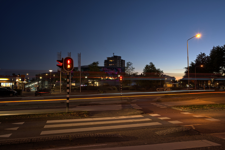 bus passeert citycentrum