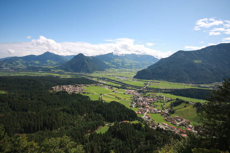 Het zillertal in Oostenrijk