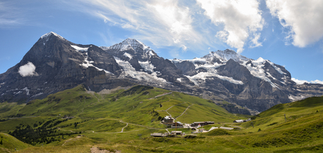 Alpen panorama Berner Oberland