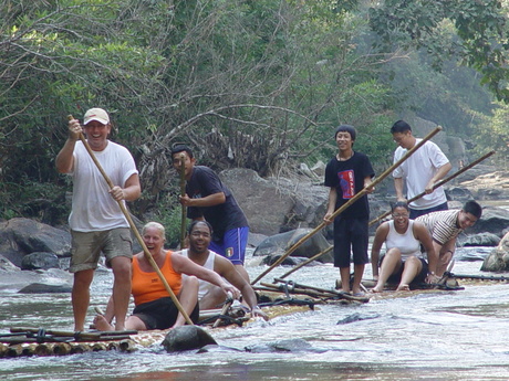 Bamboo rafting (Thailand)