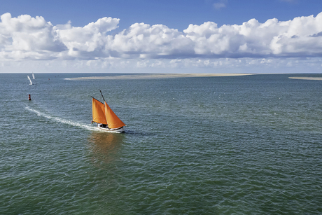 Oranje boven op het Wad...