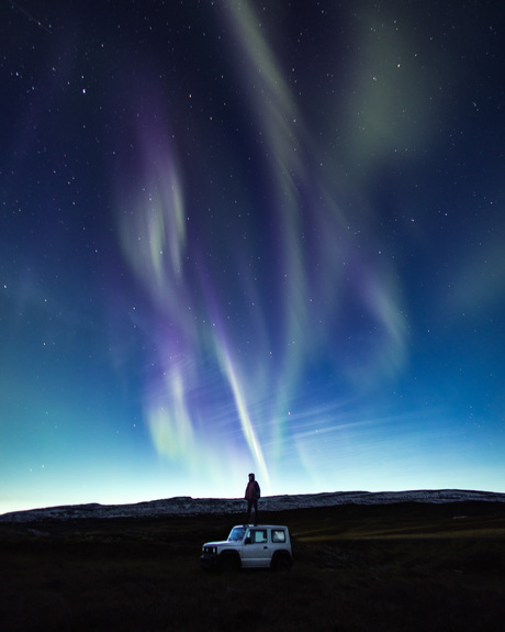 Blue Hour Aurora