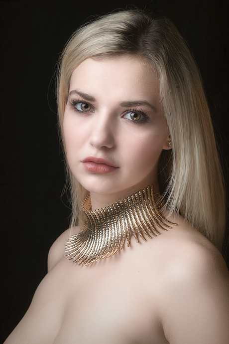 golden necklace