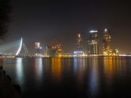 Skyline Rotterdam by night 2
