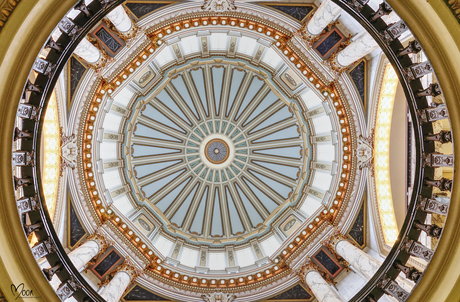 Binnenkoepel Mississippi State Capitol