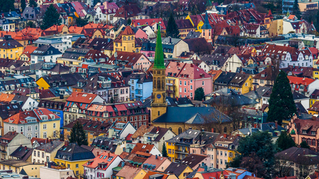 Kleurrijk Freiburg im Breisgau