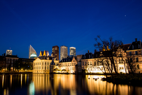 Hofvijver by night