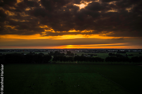 Sunset over Holland