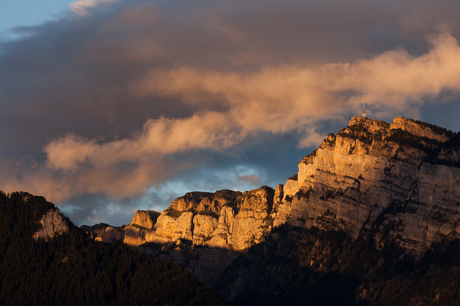 Zonsondergang Thunersee