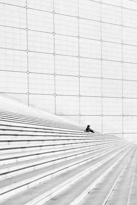 Grande Arche - Alleen..