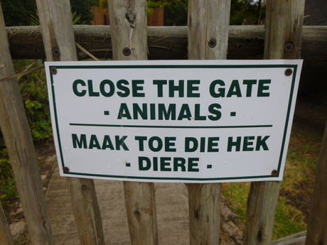 Zuid-Afrikaans hek