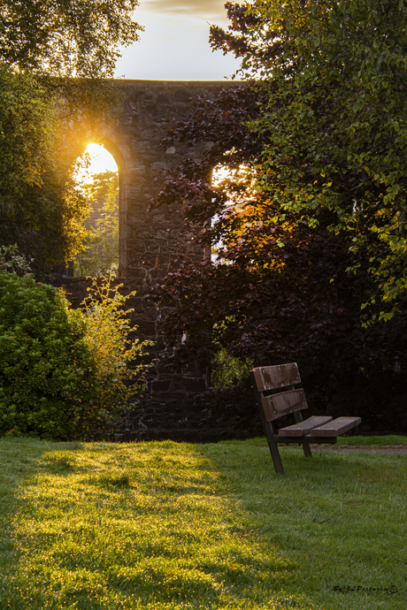 sunrise in McCaig's Tower