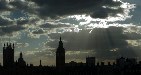 Clouds above london.