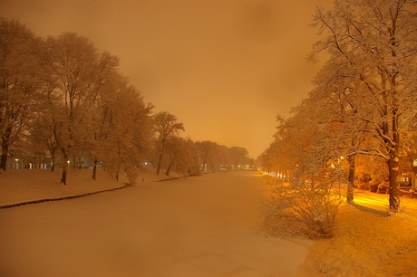 de Vest bij nacht