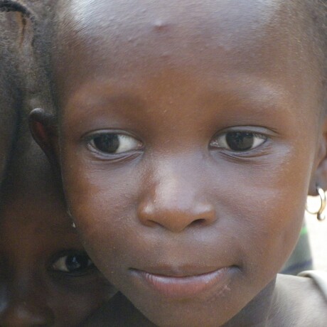 Kind in Zuid Gambia