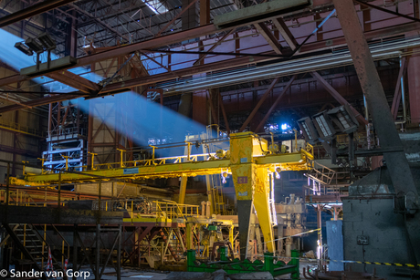 Abandoned steel mill