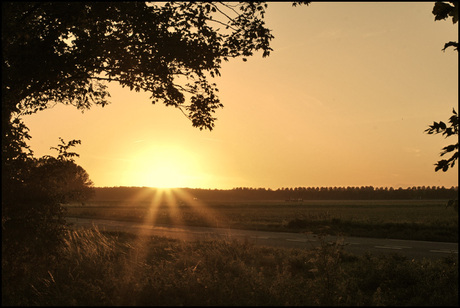 De laatste zonnestralen