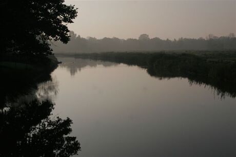 Misty river