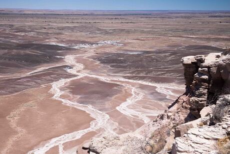 uitzicht vanaf Blue Mesa