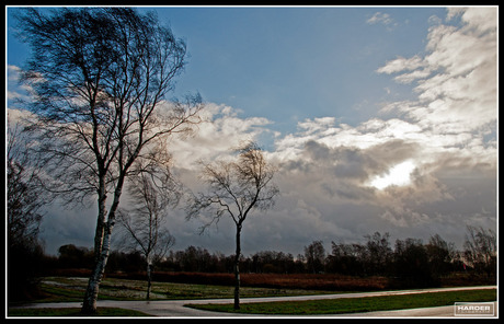 Stormachtige lucht