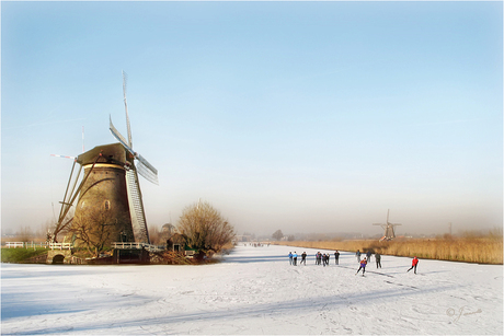Winter in Kinderdijk............