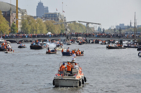 Koninginnedag in Amsterdam