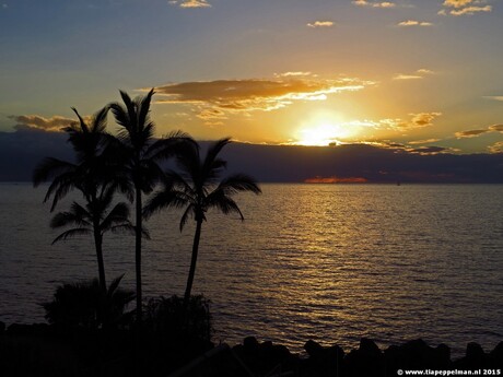 Mooie zonsondergang op Tenerife