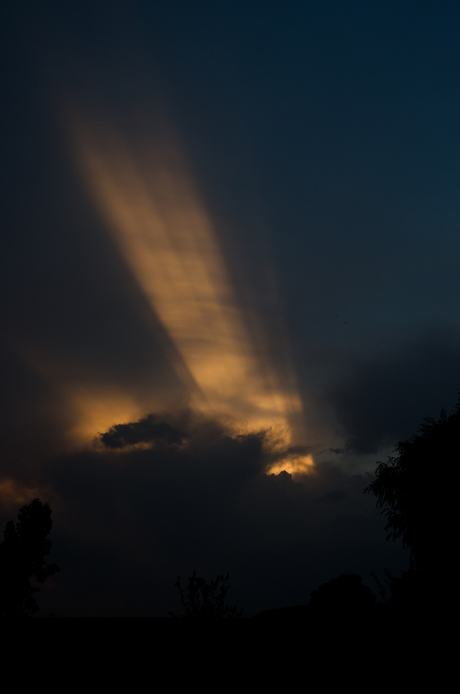 Zonlicht bij nacht