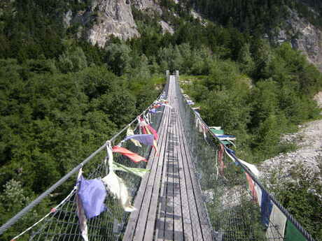 Bhutan brücke