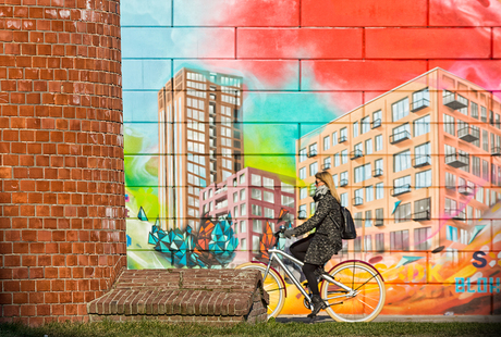 City bike in color