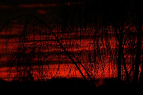 Avondrood Amersfoort