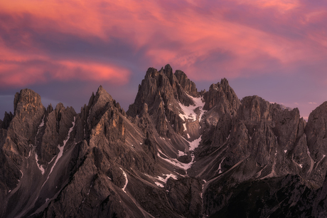 Zonsondergang Dolomieten