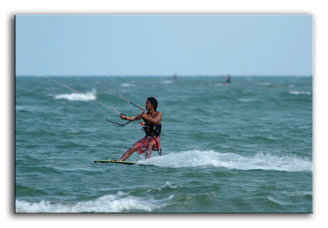 Thaise kite surfer